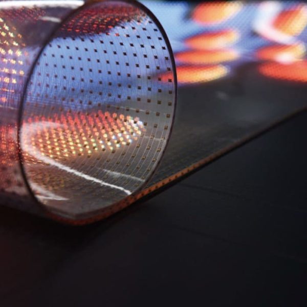95% Transparency Mesh LED Film Invisible PCB Led Facade Buildings Mesh Technology Transparent LED Film