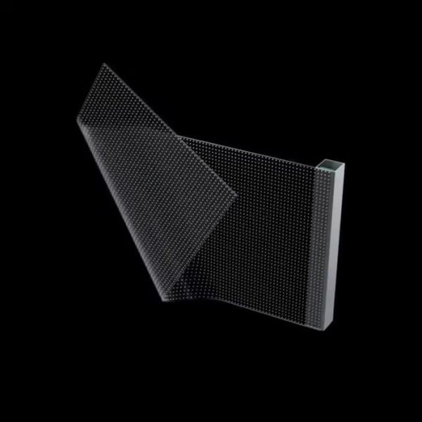 95% Transparency Mesh LED Film Invisible PCB Led Facade Buildings Mesh Technology Transparent LED Film - Image 2