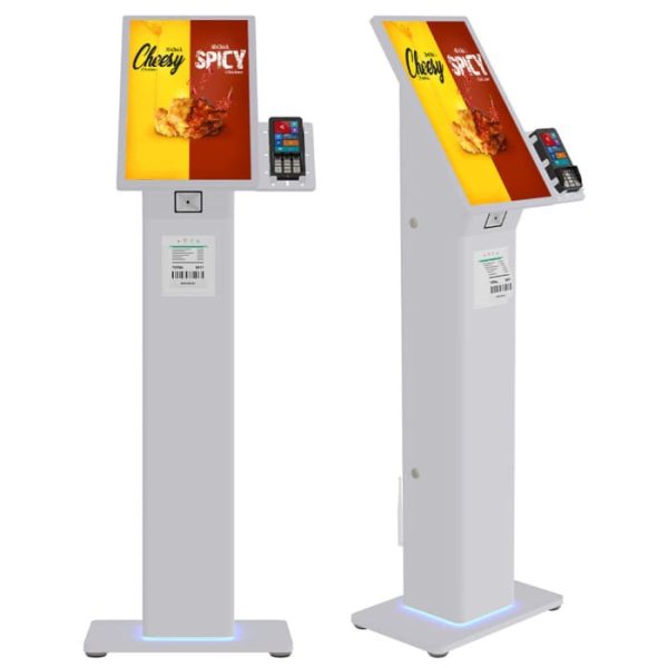 KFC Restaurant 24 27 32 Inch Touch Screen Cashless POS Fast Food Self ...
